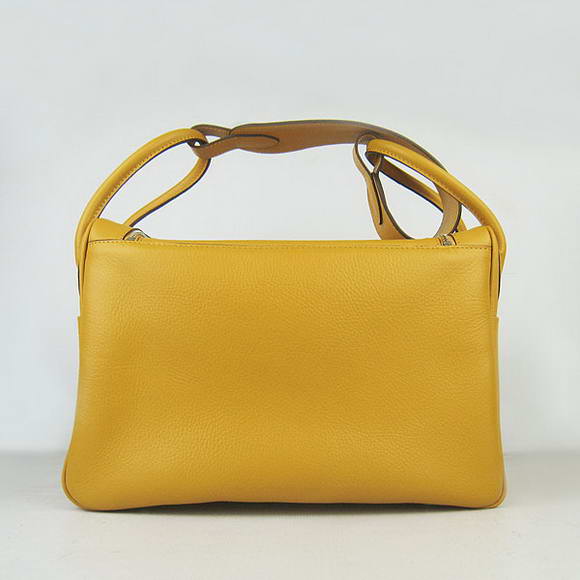 High Quality Replica Hermes Lindy 26CM Shoulder Bag Yellow - Click Image to Close